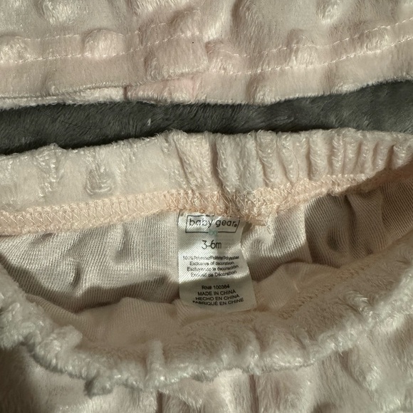 Baby Gear Light Pink Textured Pajama Set - Picture 2 of 3